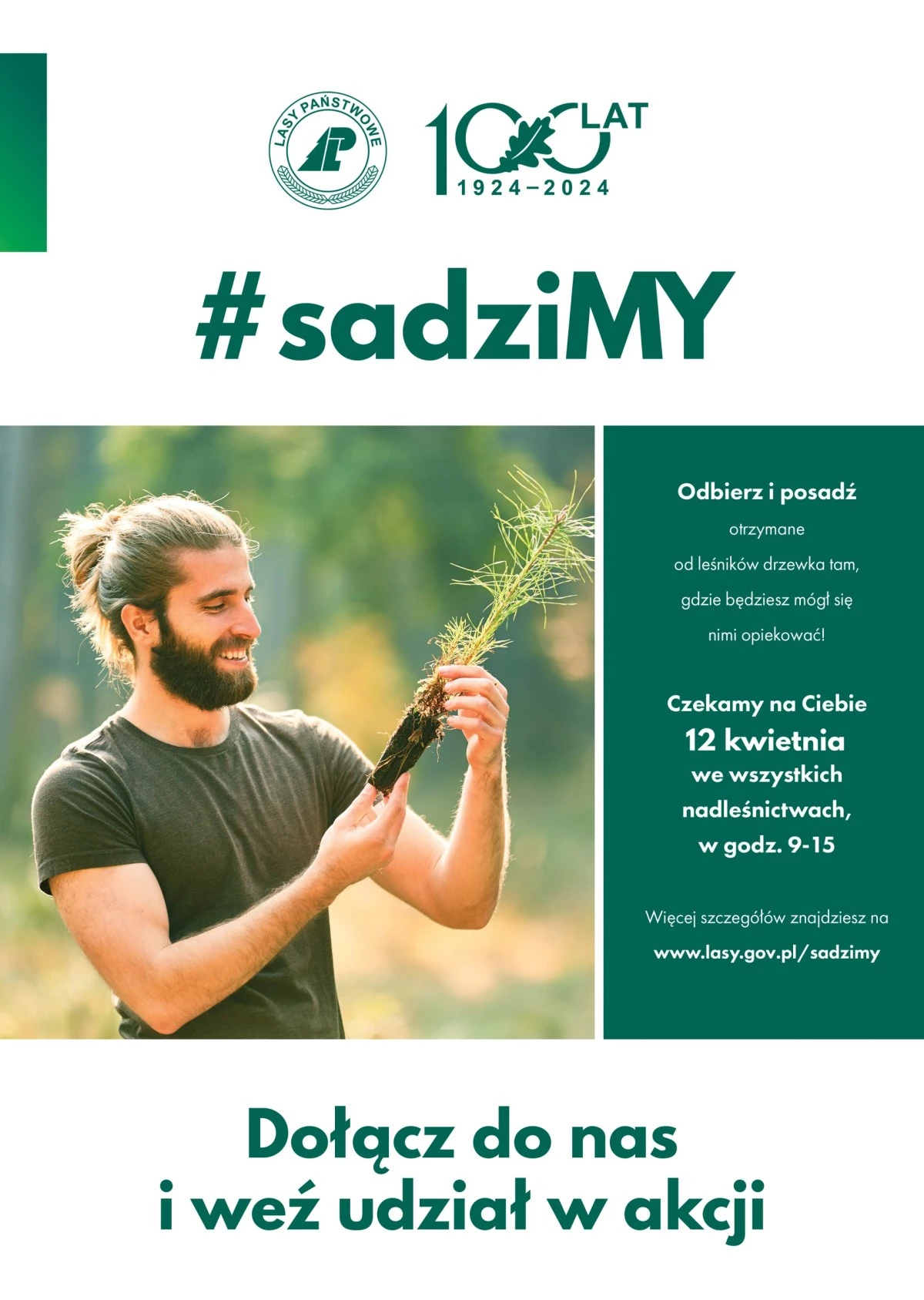Nadleśnictwo Konin zaprasza na wyjątkową edycję #sadziMY. Sadzonki dla każdego!