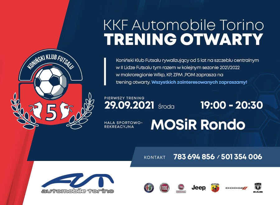 KKF Automobile Torino zaprasza wszystkich chętnych na otwarty trening